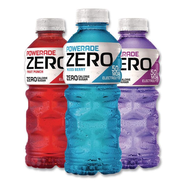 COCA-COLA Zero Sports Drink, Assorted Flavors, 20 oz, 24/Carton (GRR22002679) thumbnail 3
