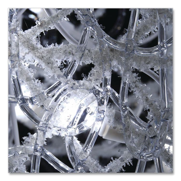 NATIONAL TREE COMPANY Pre-Lit Decorated White Gift Box Assortment, AC Powered, Cool White LED Lights, 8", 10", 12", White (NTTDF07004L) thumbnail 3