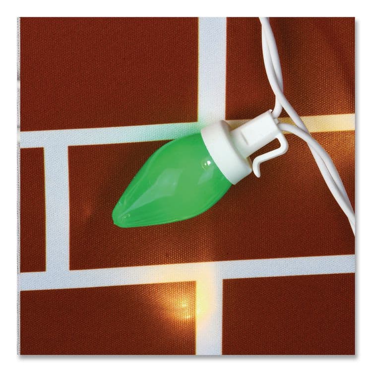 NATIONAL TREE COMPANY Pre-Lit Reindeer Stuck in Chimney Decoration, AC Powered, Blue/Green/Red/Yellow LED Lights, 12" x 33" x 47", Red (NTTDF21070015L) thumbnail 3