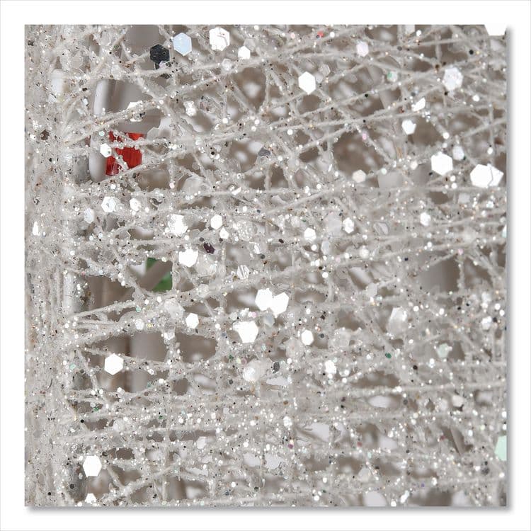 NATIONAL TREE COMPANY Trumpeting White Angel, AC Powered, Blue/Green/Red/Yellow LED Lights, 18" x 33" x 60", White (NTTDF21210001L) thumbnail 4