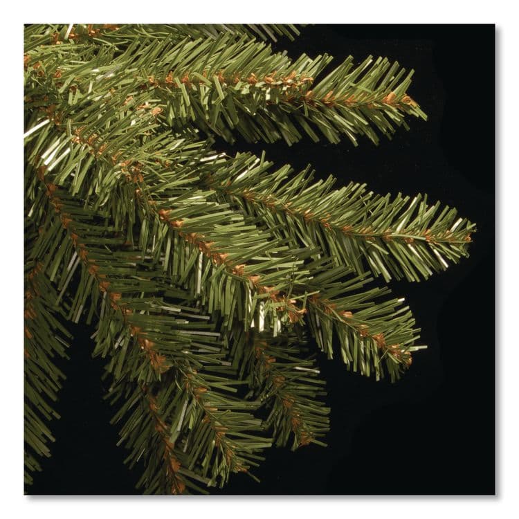 NATIONAL TREE COMPANY Pre-Lit Dunhill Fir Tree, 66" x 66" x 108", 900 Clear Lights, Green Tree, Green Tree Stand (NTTDUH90LO) thumbnail 4