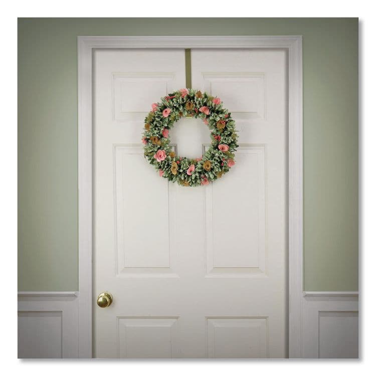 NATIONAL TREE COMPANY Spring Pastel Floral Wreath, 18" x 18" x 3.93", Assorted Colors (NTTEG79C0121181) thumbnail 2