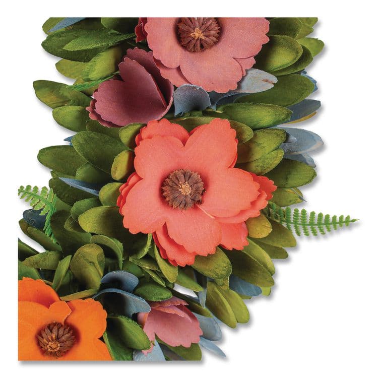 NATIONAL TREE COMPANY Spring Wreath, 18.1" x 18.1" x 3.9", Assorted Colors (NTTEG7919B01231) thumbnail 3
