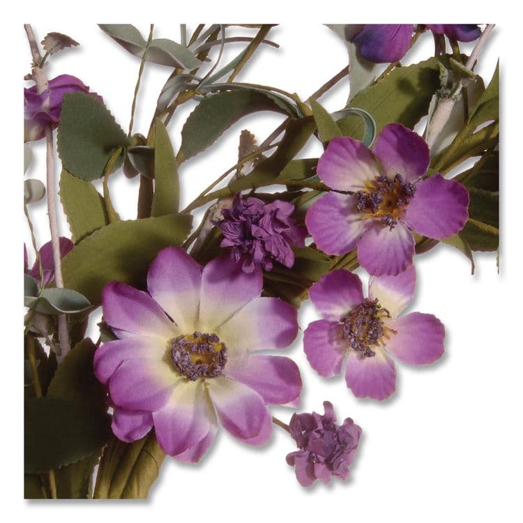 NATIONAL TREE COMPANY Garden Accents Purple Daisy Wreath, 20" x 3", Purple (NTTGAF3020WDLP) thumbnail 3