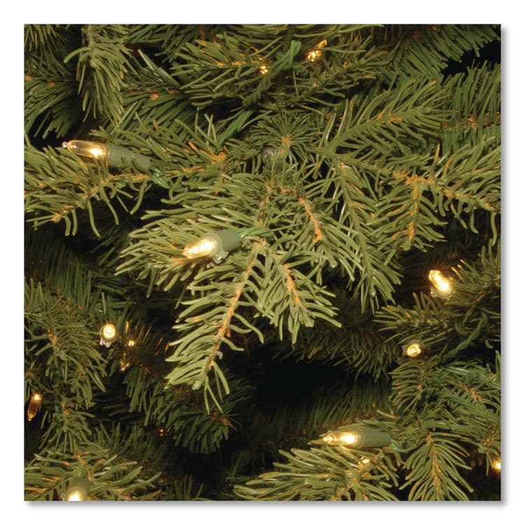 NATIONAL TREE COMPANY Pre-Lit Nordic Spruce Medium Tree, 60" x 60" x 90", Green Tree, Green Tree Stand (NTTPENS130775) thumbnail 3