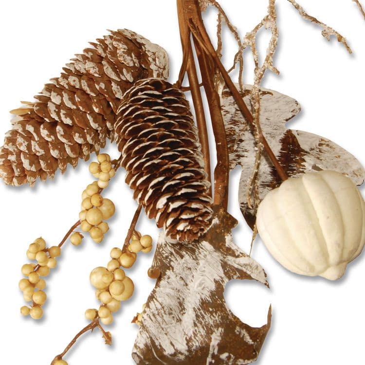 NATIONAL TREE COMPANY Fall Garland, 72" Long, White (NTTRAHVG060669A) thumbnail 3