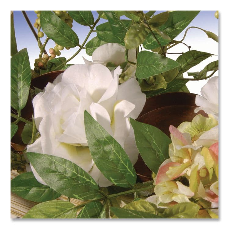 NATIONAL TREE COMPANY Spring Candleholder Table Decoration, 9" x 22" x 9", Cream (NTTRASBE030146B) thumbnail 3