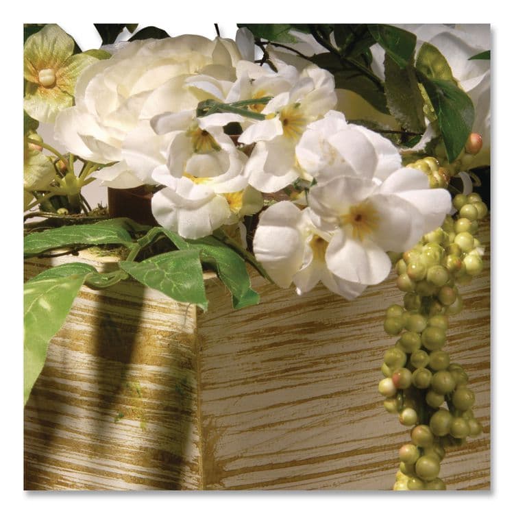 NATIONAL TREE COMPANY Spring Candleholder Table Decoration, 9" x 22" x 9", Cream (NTTRASBE030146B) thumbnail 4