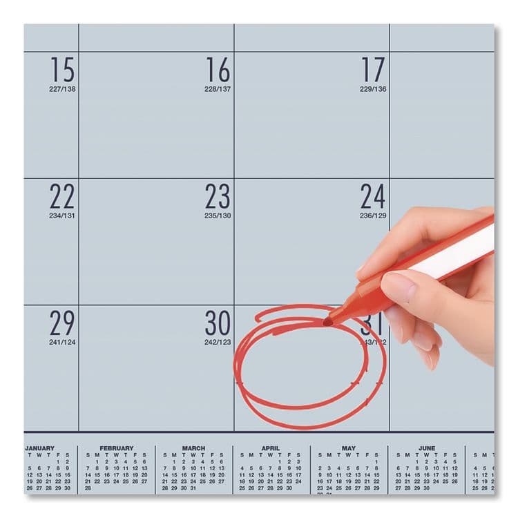 HOUSE OF DOOLITTLE EcoTones Recycled Academic Desk Pad Calendar, 18.5 x 13, Orchid Sheets, Cordovan Corners, 12-Month (Aug to July): 2025-2026 (HOD012573) thumbnail 3