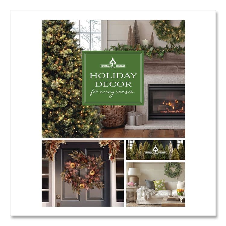 NATIONAL TREE COMPANY Norway Fir Tree, 62" x 62" x 90", Green Tree, Green Tree Stand (NTTPENF150075) thumbnail 4