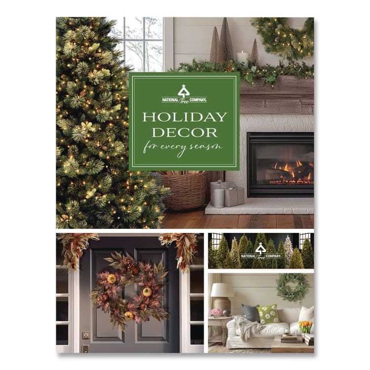 NATIONAL TREE COMPANY Spring Floral Wreath with Butterfly, 19.7" x 19.7" x 4.3", Assorted Colors (NTTEG7919B04461) thumbnail 4