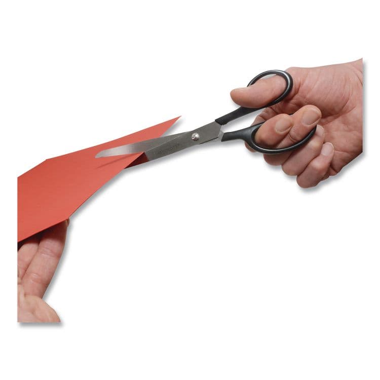 ACME UNITED CORPORATION Straight Contract Scissors, 8" Long, 3" Cut Length, Straight Black Handle (ACM10572) thumbnail 4