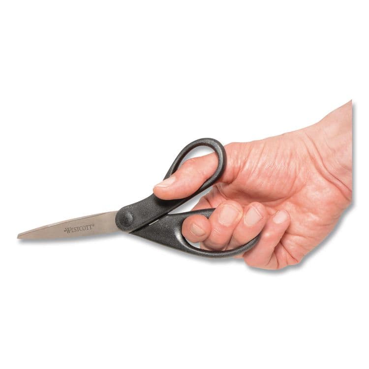 ACME UNITED CORPORATION Design Line Straight Stainless Steel Scissors, 8" Long, 3.13" Cut Length, Straight Black Handle (ACM13139) thumbnail 3