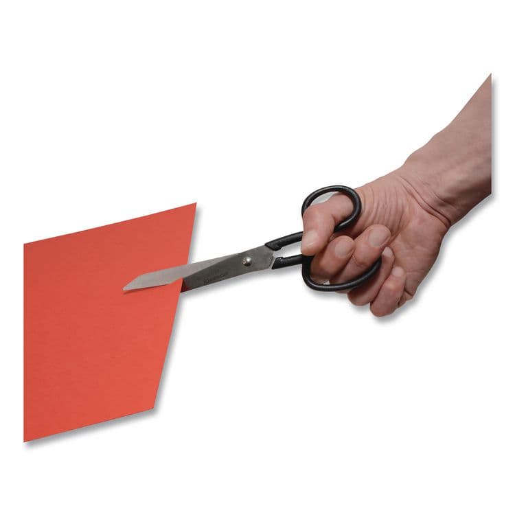 ACME UNITED CORPORATION Kleencut Stainless Steel Shears, 8" Long, 3.75" Cut Length, Straight Black Handle (ACM19018) thumbnail 4