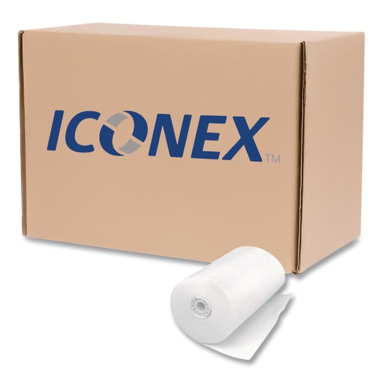 ICONEX Direct Thermal Printing Thermal Paper Rolls, 2.25" x 165 ft, White, 6/Pack (ICX90781276)