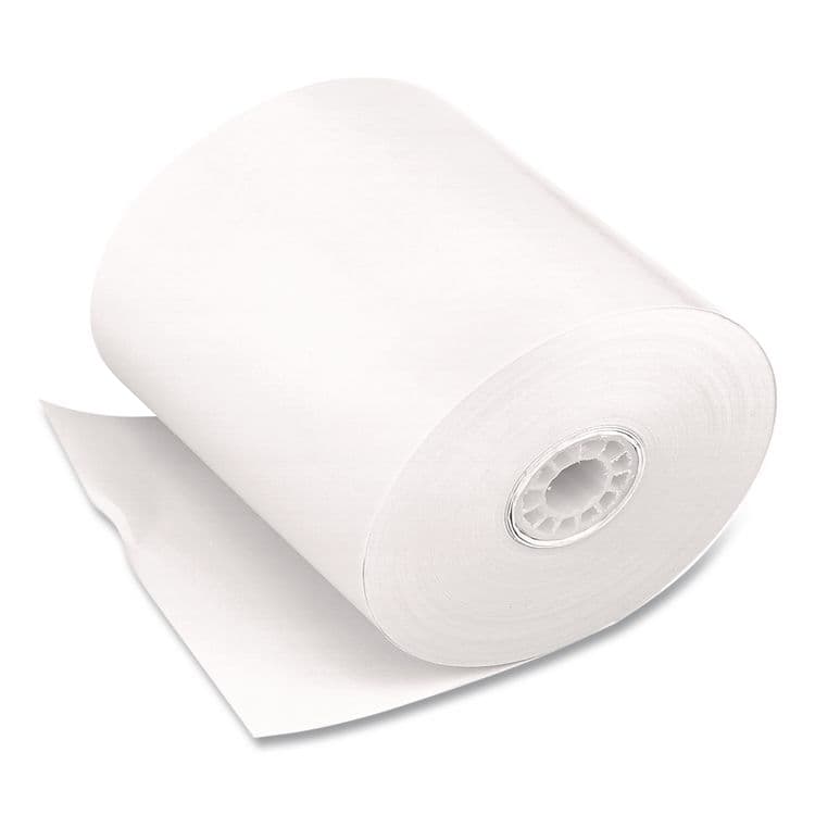 ICONEX Direct Thermal Printing Thermal Paper Rolls, 2.25" x 165 ft, White, 6/Pack (ICX90781276) thumbnail 3