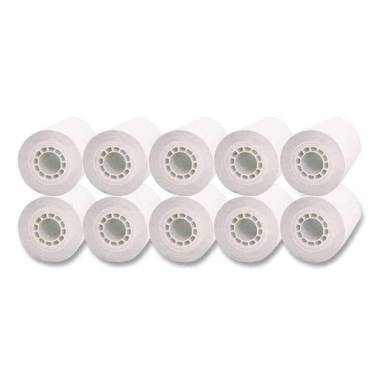 ICONEX Direct Thermal Printing Thermal Paper Rolls, 3.13" x 230 ft, White, 10/Pack (ICX90781356) thumbnail 2
