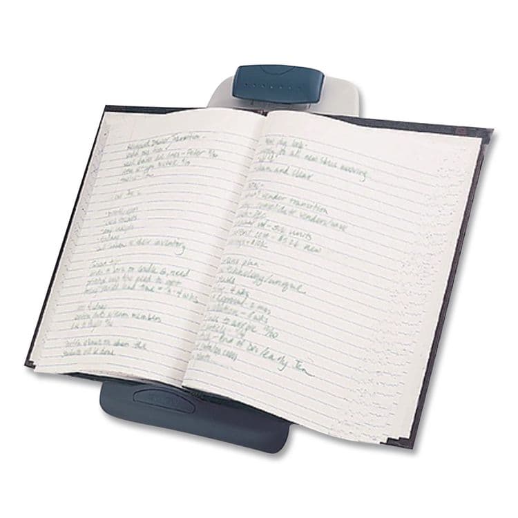 ACCO BRANDS, . InSight Adjustable Book/Copyholder, Holds Up to 50 Legal Size Sheets, Metal, Midnight Blue/Gray (KMW62058) thumbnail 2