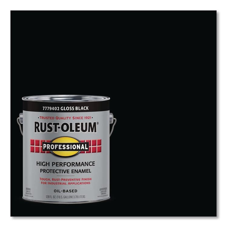 RUST-OLEUM CORPORATION High Performance Protective Enamel Paint, Gloss Black, 1 gal Bucket/Pail, 2/Carton (RST7779402) thumbnail 3