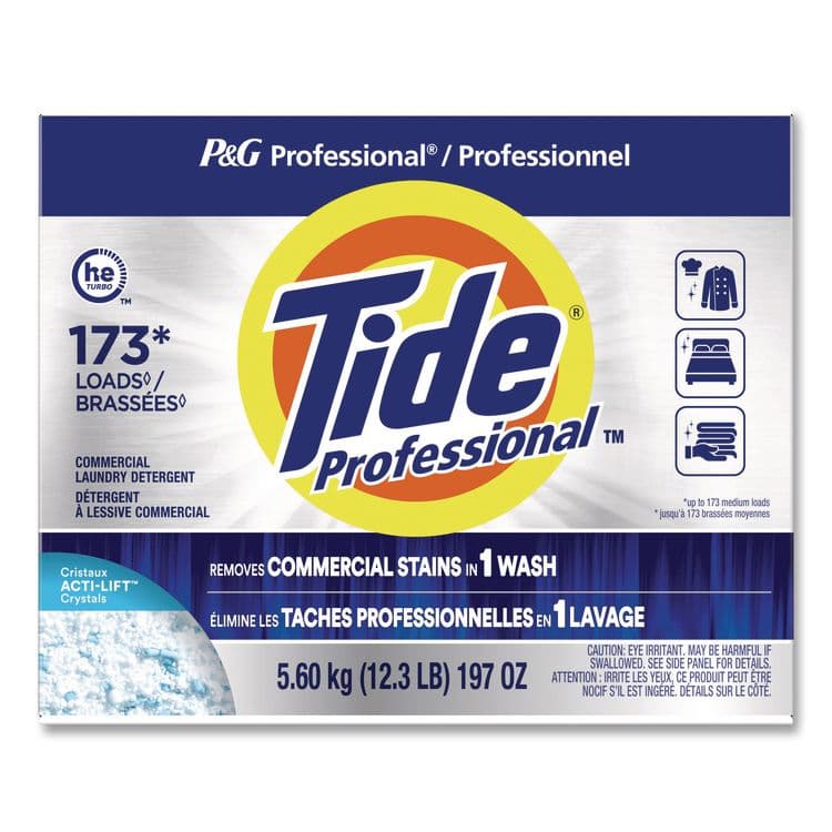 PROCTER & GAMBLE Commercial Powder Laundry Detergent, HE Compatible, 173 Loads, 197 oz Box (PGC14120)
