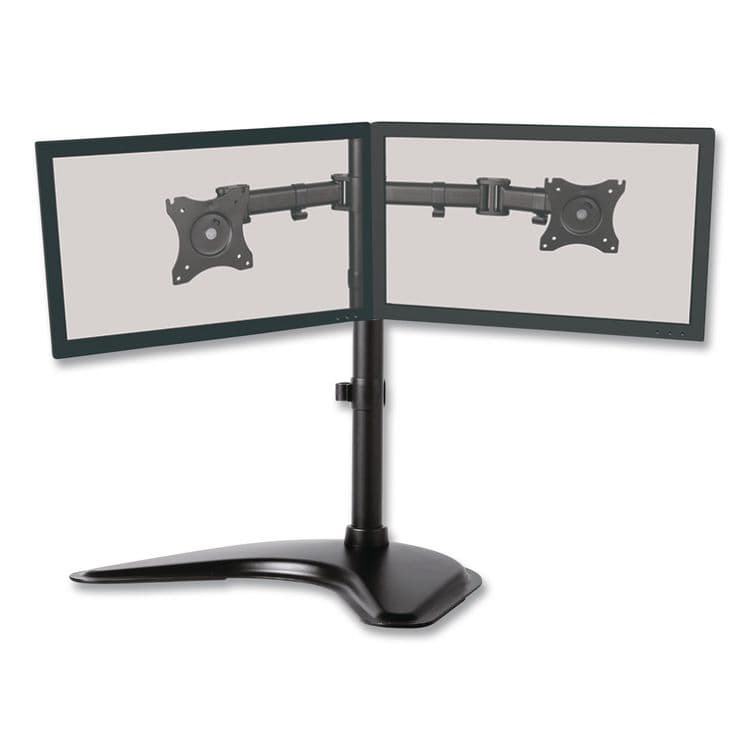 KANTEK . Dual Monitor Articulating Desktop Stand, For 13" to 27" Monitors, 32" x 13" x 17.5", Black, Supports 18 lb (KTKMA225) thumbnail 4
