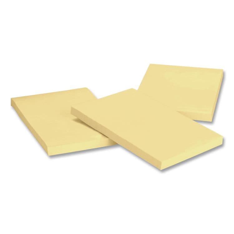 3M/COMMERCIAL TAPE DIV. Original Pads in Canary Yellow, 4" x 6", 100 Sheets/Pad, 12 Pads/Pack (MMM659YW) thumbnail 2