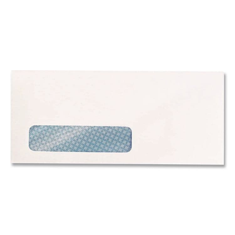 OFFICE IMPRESSIONS #10 Trade Size Security Tint Envelope, Commercial Flap, Gummed Closure, 4.13 x 9.5, White, 500/Box (OFF82291) thumbnail 4