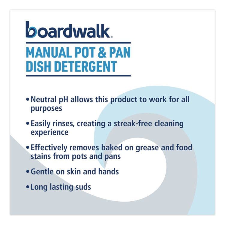 BOARDWALK Manual Pot and Pan Dish Detergent, Fresh Breeze Scent, 5 gal Pail (BWK4858) thumbnail 3