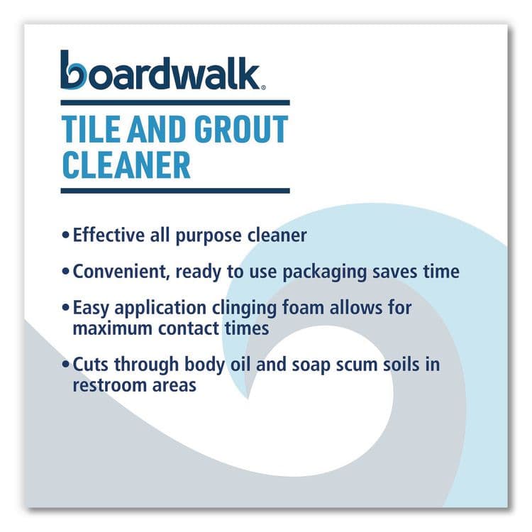 BOARDWALK Tile and Grout Cleaner, Minted Evergreen Scent, 32 oz Bottle, 12/Carton (BWK4846) thumbnail 3