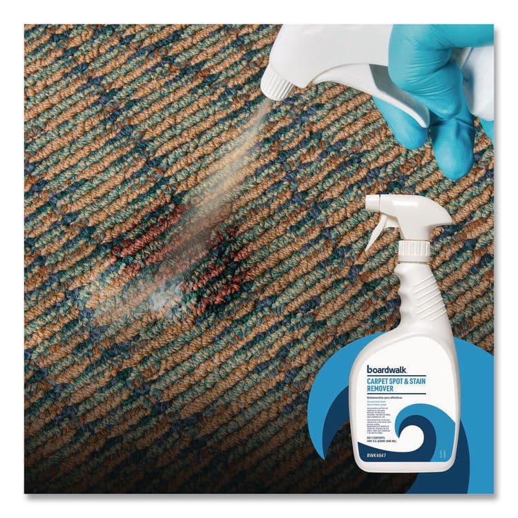 BOARDWALK Carpet Spot and Stain Remover, Country Fresh Scent, 32 oz Bottle, 12/Carton (BWK4847) thumbnail 4