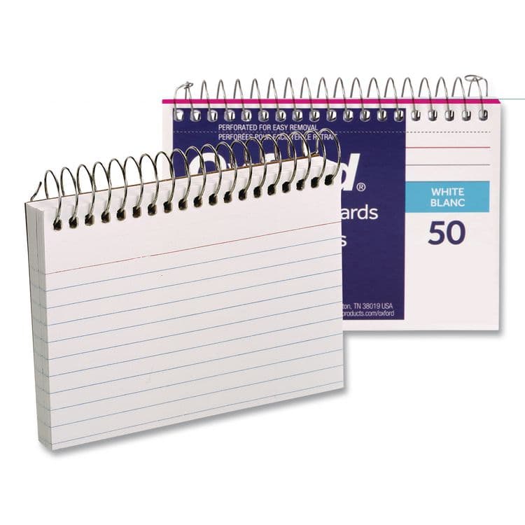 TOPS BUSINESS FORMS Spiral Index Cards, Ruled, 3 x 5, White, 50/Pack (OXF40282) thumbnail 3