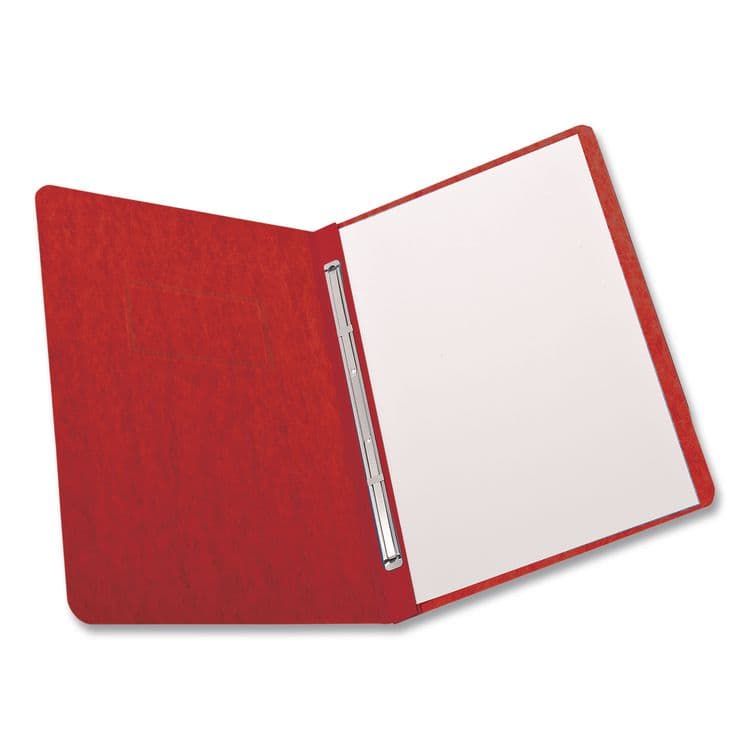 TOPS BUSINESS FORMS Heavyweight PressGuard and Pressboard Report Cover w/Reinforced Side Hinge, 2-Prong Fastener, 3" Cap, 8.5 x 11, Executive Red (OXF12911) thumbnail 3
