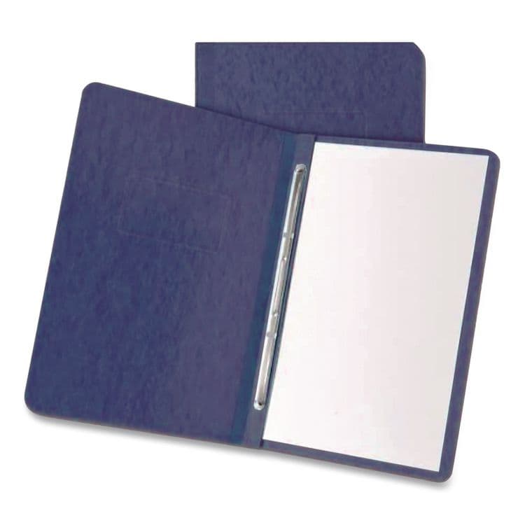 TOPS BUSINESS FORMS Heavyweight PressGuard and Pressboard Report Cover w/Reinforced Side Hinge, 2-Prong Fastener, 3" Cap., 8.5 x 11, Dark Blue (OXF12702) thumbnail 3