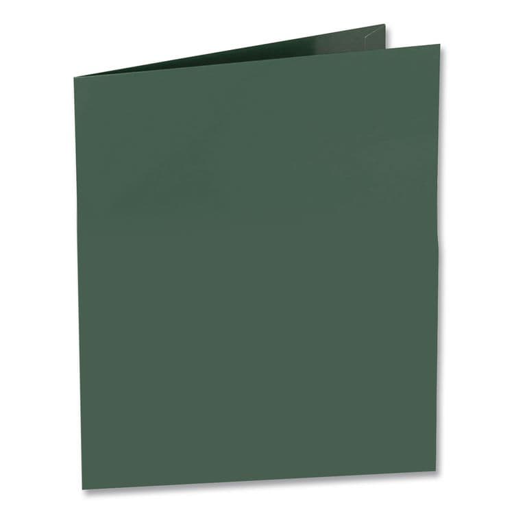 TOPS BUSINESS FORMS Metallic Laminated Twin Pocket Folders, Accommodates (100) 11 x 8.5 Sheets, Teal, 25/Box (OXF5049561) thumbnail 4