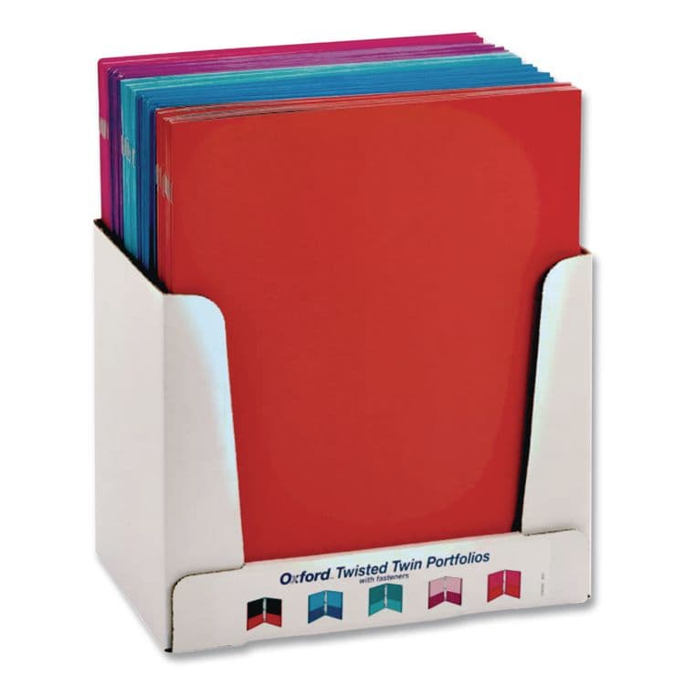 TOPS BUSINESS FORMS Twisted Twin Pocket Folder, Accommodates (100) 11 x 8.5 Sheets, Assorted Colors, 10/Pack (OXF51274) thumbnail 4