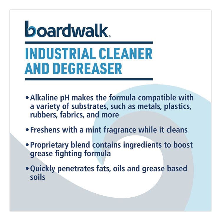 BOARDWALK Industrial Cleaner and Degreaser, Spearmint Scent, 32 oz Bottle, 12/Carton (BWK4834) thumbnail 3