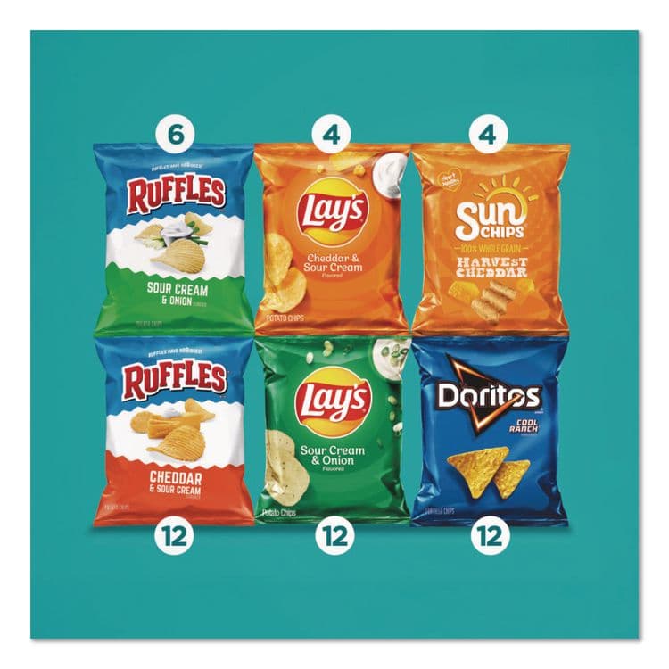 FRITO-LAY, . Cool and Tangy Mix Variety Pack, Assorted Flavors, 1 oz Bags, 50 Bags/Carton (GRR22002669) thumbnail 3