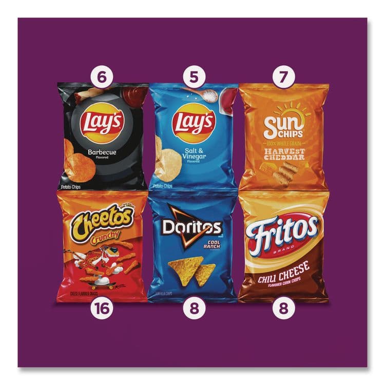 FRITO-LAY, . Flavor Mix Variety Pack, Assorted Flavors, 1 oz Bag, 50 Bags/Carton (GRR22002671) thumbnail 3