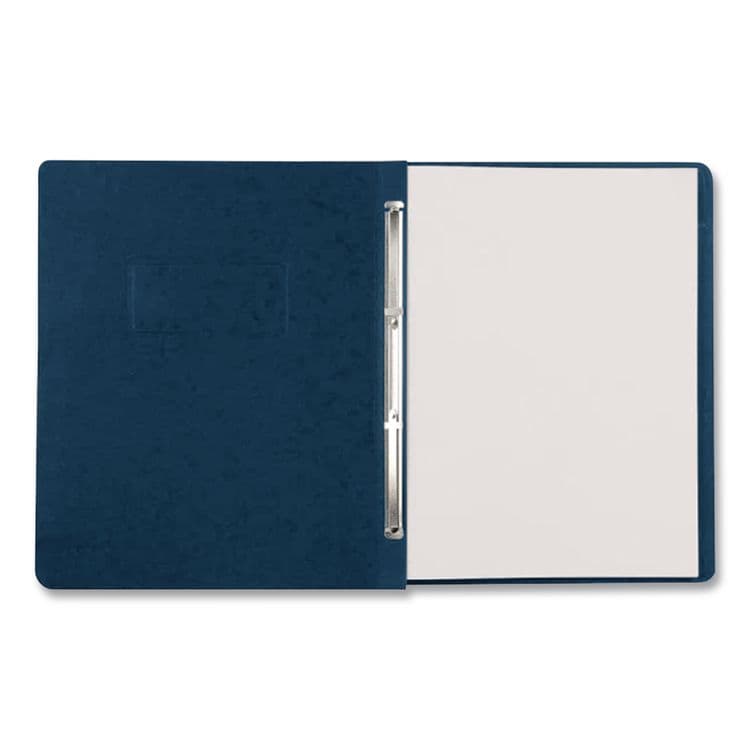 TOPS BUSINESS FORMS PressLock Report Cover, Two-Prong Fastener, 3" Capacity, 8.5 x 11, Black/Black, 25/Box (OXF5730105) thumbnail 3