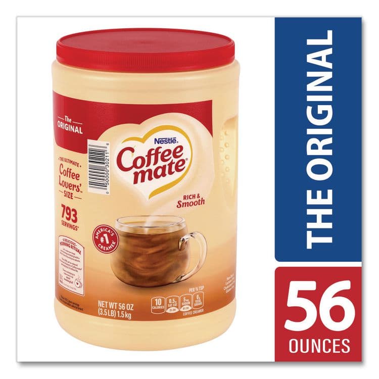 NESTLE Original Powdered Coffee Creamer, 56 oz Canister (GRR22002633) thumbnail 2