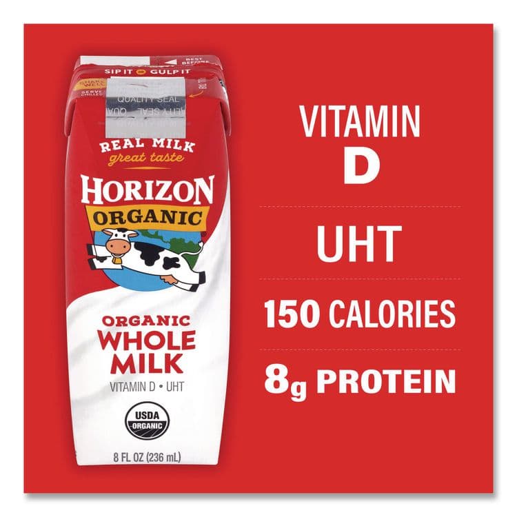 DANONE Shelf-Stable Whole Milk Boxes, 8 oz Box, 18/Carton (GRR22002680) thumbnail 4