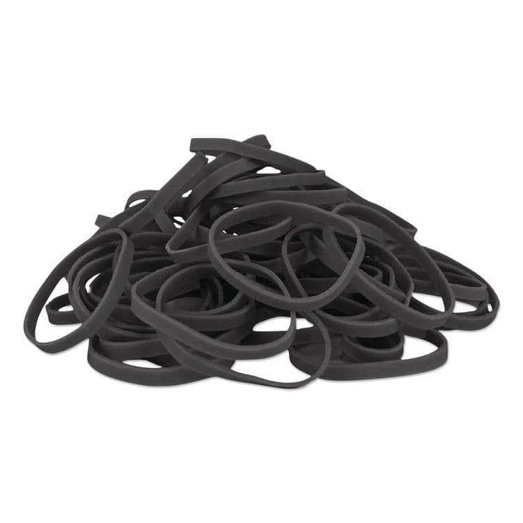 ALLIANCE RUBBER Multi-Purpose Rubber Band, Size 30, 0.04" Gauge, Black, 1 lb Box, 1,150 Bands/Box (ALL57305) thumbnail 2