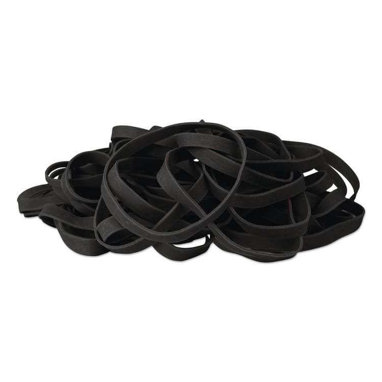 ALLIANCE RUBBER Advantage Classic Black Rubber Bands, Size 64, 0.04" Gauge, 1 lb Box, 320/Box (ALL57645) thumbnail 2