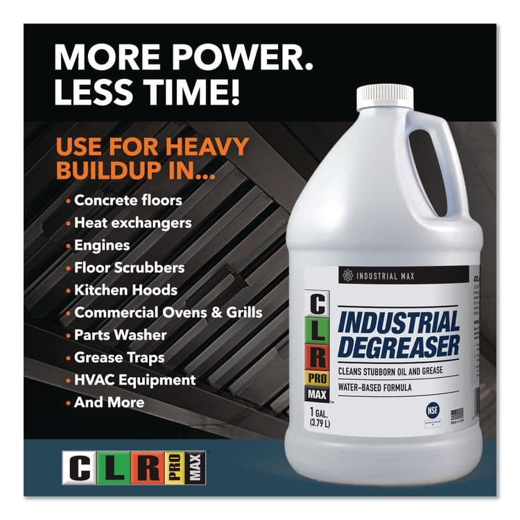 JELMAR, LLC MAX Industrial Degreaser, 1 gal Jug, 4/Carton (JELDGR4PROMCT) thumbnail 3