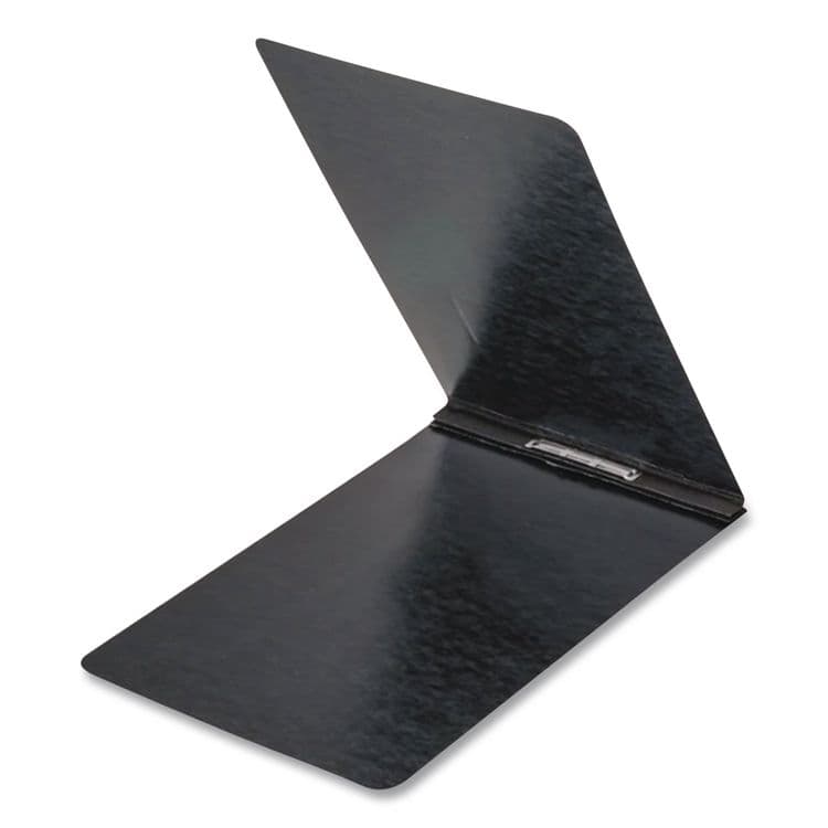 TOPS BUSINESS FORMS PressGuard Report Cover with Reinforced Top Hinge, Two-Prong Metal Fastener, 2" Capacity, 8.5 x 11, Black/Black (OXF71106) thumbnail 2