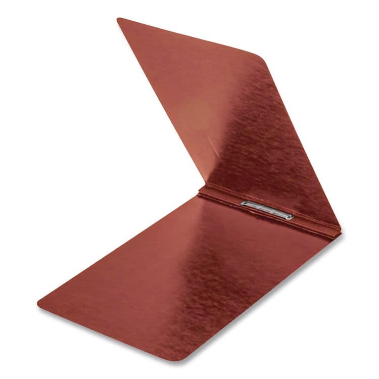 TOPS BUSINESS FORMS PressGuard Report Cover with Reinforced Top Hinge, Two-Prong Metal Fastener, 2" Capacity, 8.5 x 11, Red/Red (OXF71134) thumbnail 2