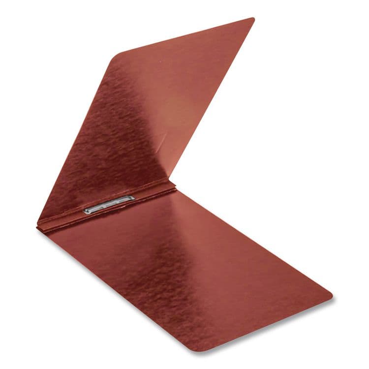 TOPS BUSINESS FORMS PressGuard Report Cover with Reinforced Top Hinge, Two-Prong Metal Fastener, 2" Capacity, 8.5 x 11, Red/Red (OXF71134) thumbnail 3