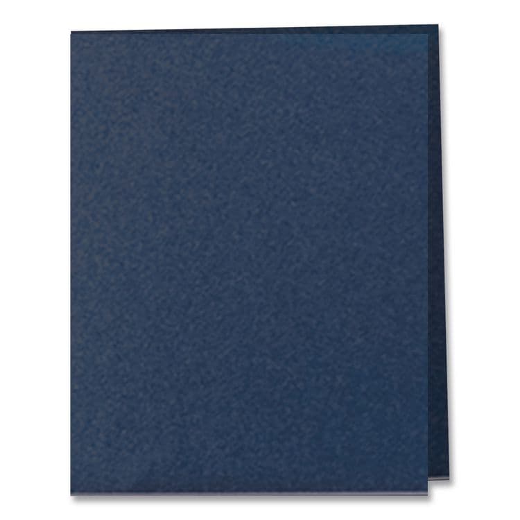 TOPS BUSINESS FORMS Double Stuff Heavy-Duty Opaque Polypropylene Twin-Pocket Folder, Accommodates (200) 11 x 8.5 Sheets, Navy (OXF57455) thumbnail 4