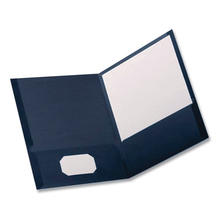 TOPS BUSINESS FORMS Twin-Pocket Folder, Accommodates (100) 11 x 8.5 Sheets, Blue, 25/Box (OXF57502) thumbnail 3