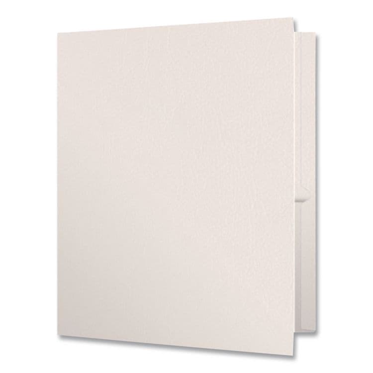TOPS BUSINESS FORMS Twin-Pocket Folder, Accommodates (100) 11 x 8.5 Sheets, White, 25/Box (OXF57504) thumbnail 4